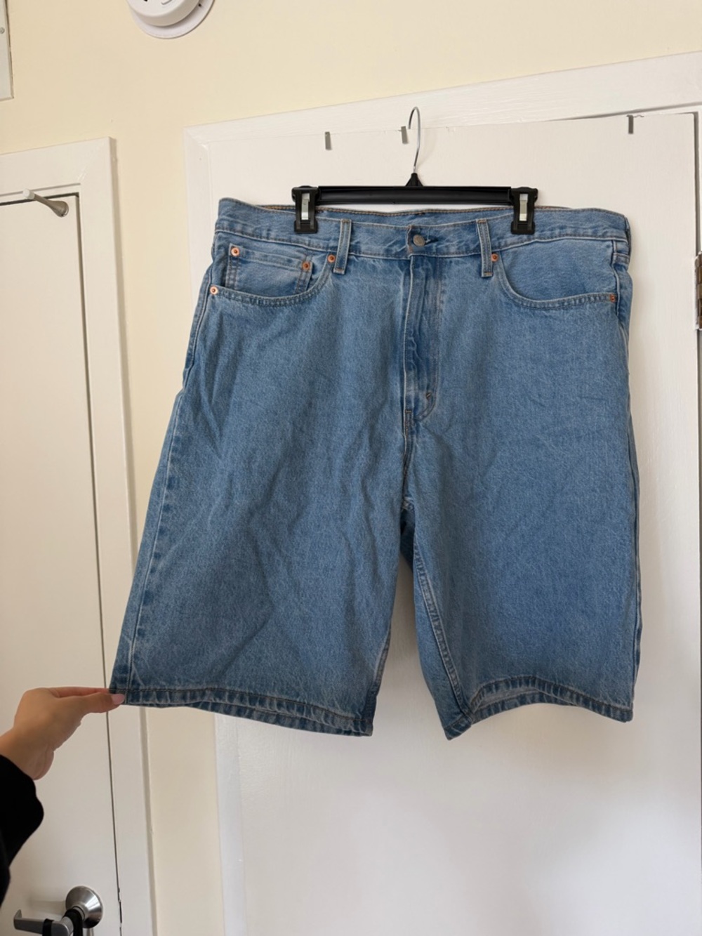 Levi's Light Blue Denim Jean Shorts